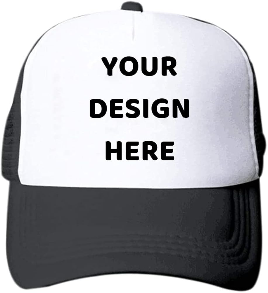 Customized Personalized Design Your Logo Unisex Trucker Hat Custom Mesh Baseball Cap