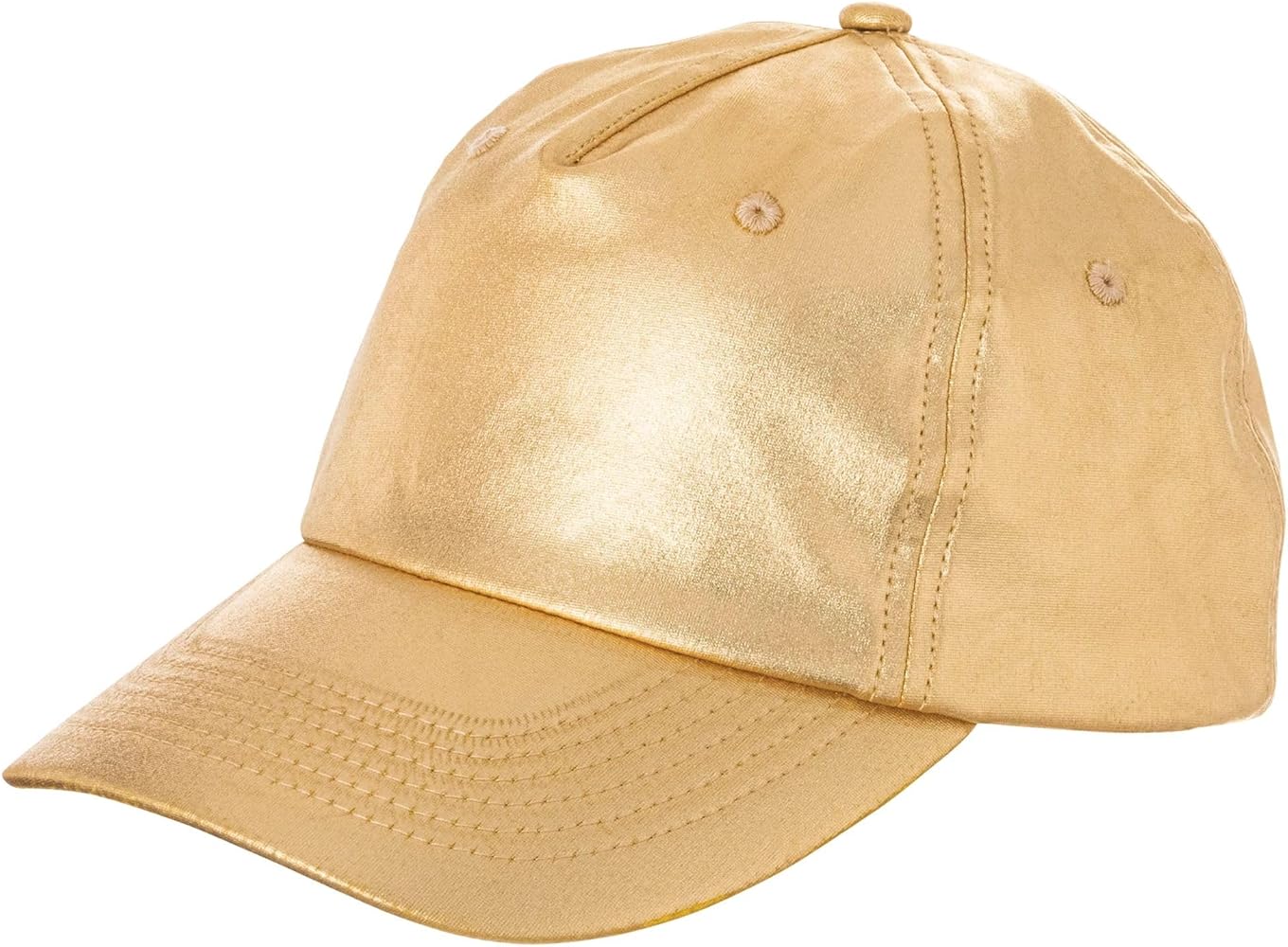 Baseball Hat - 6" x 8.5" (1 Count) - Unique Sports Collectible, for Baseball Fans & Outfit Add-Ons for Themed Parties, Gold