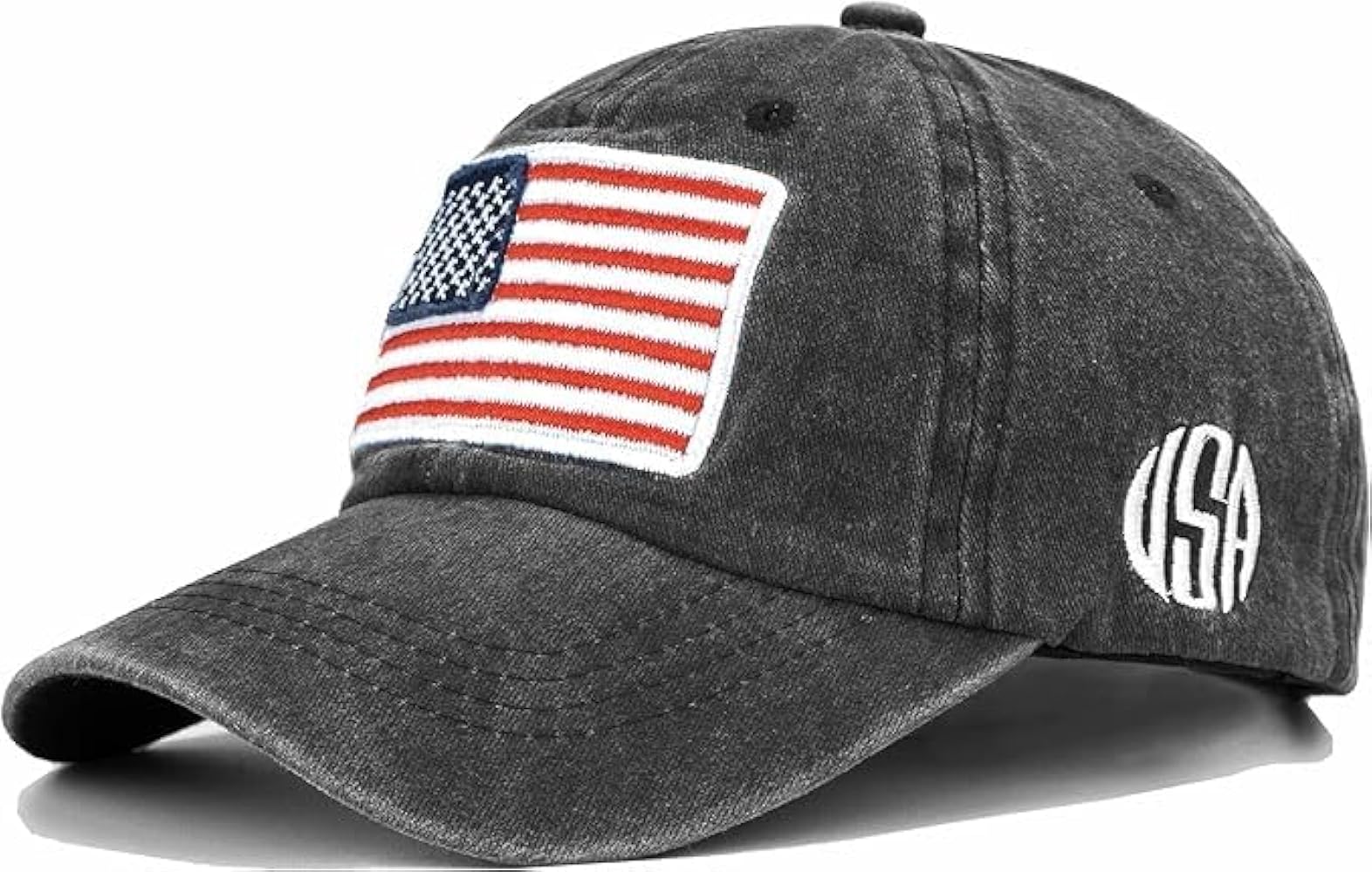 American Flag Baseball caps,Adjustable Embroidered Hats for Men and Women