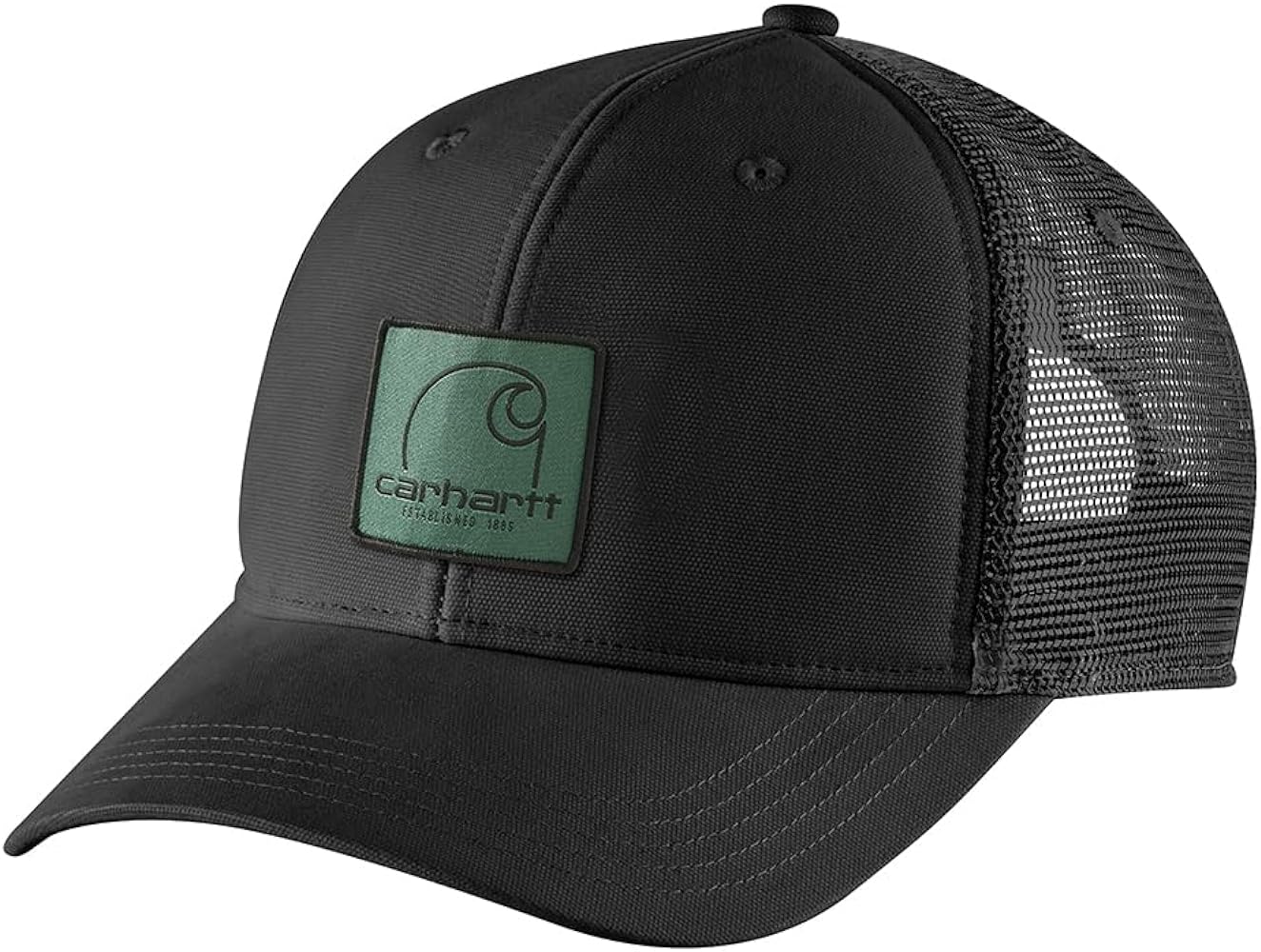 Carhartt Men's Canvas Mesh-Back C Patch Cap