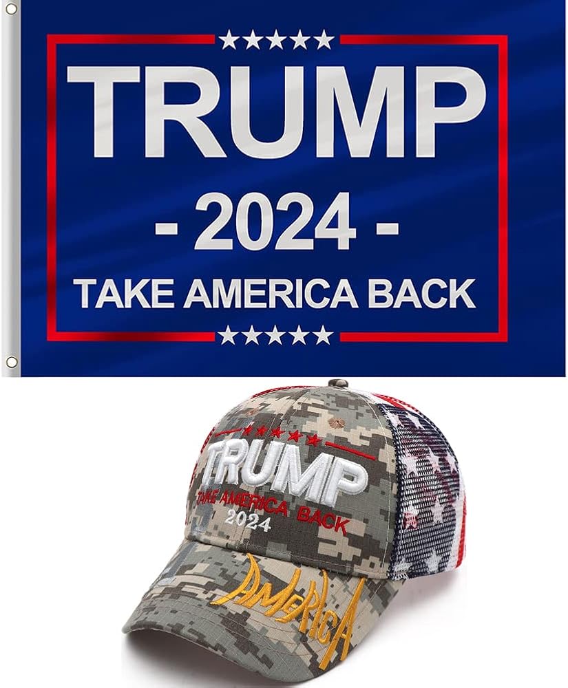 Trump 2024 Hat, Trump 2024 MAGA Hat Embroidery Adjustable Take America Back Baseball Cap