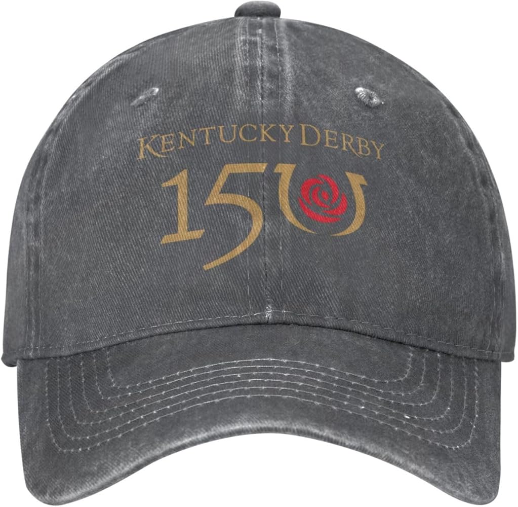 Adult Soft Trucker Hat Adjustable Dad Hat Kentucky Derby Baseball Cap Retro Polo Hats