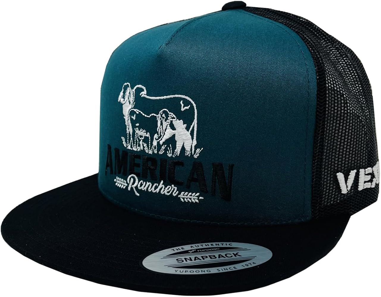 Western Lifestyle Southwest Ranch Rodeo Inspired Patch Adjustable Snapback Brand Hat