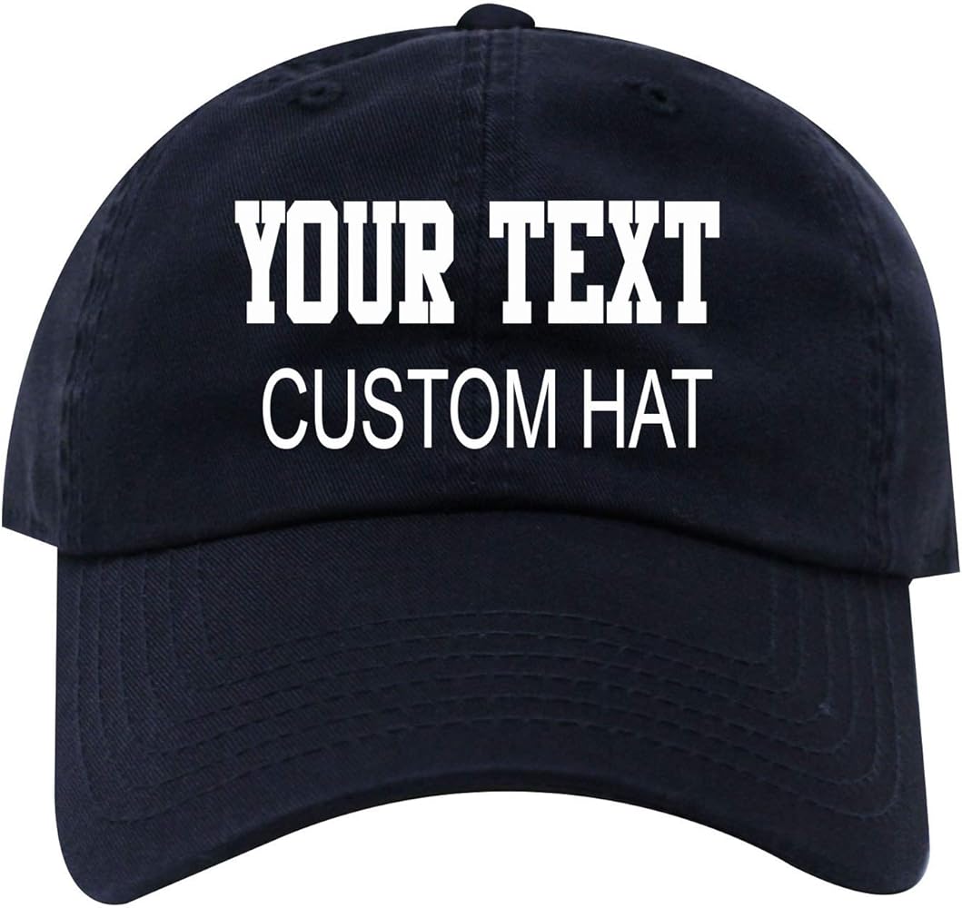 INK STITCH Customized Monogrammed Personalized Cotton Baseball Cap -Various Options