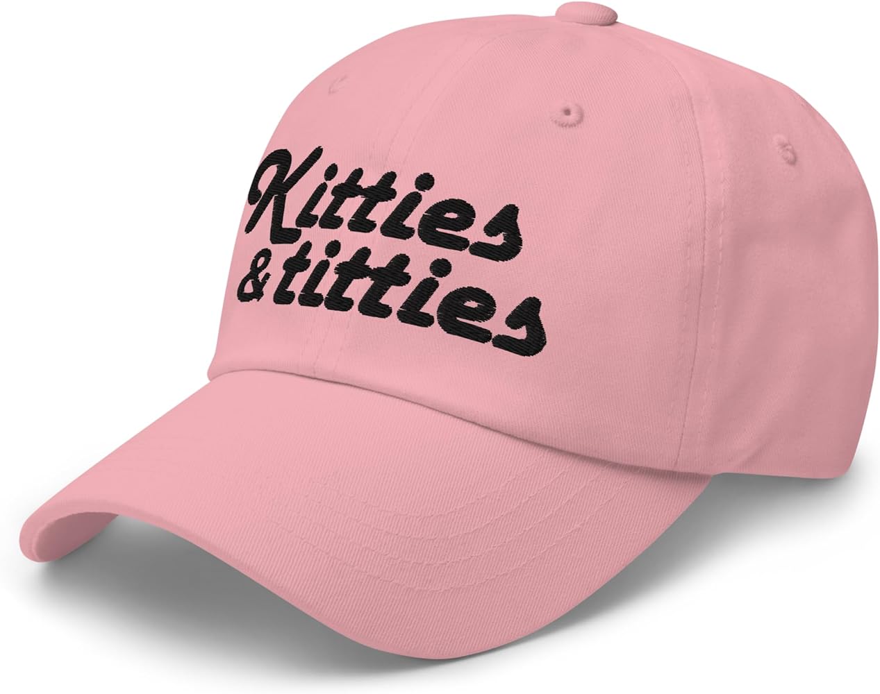 NG Kitties and Titties Cap Curved Bill Relaxed Fit Low Crown Adjustable Funny Adult Humor Dad Hat