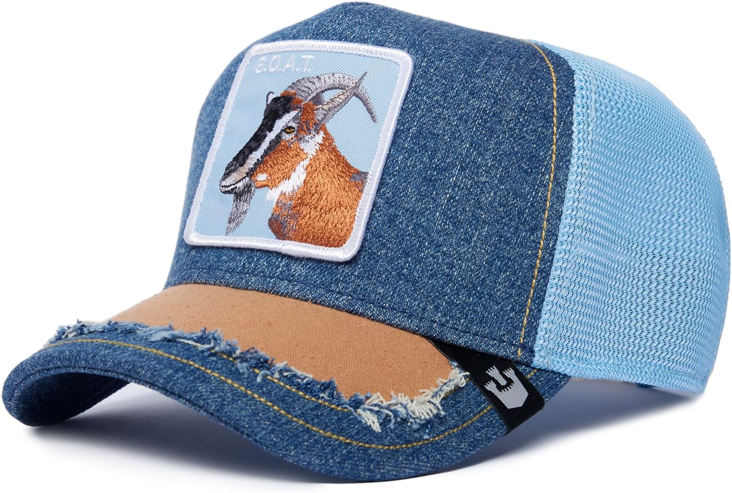 Goorin Bros. Unisex Silky Roots Collection Denim Adjustable Trucker Hat