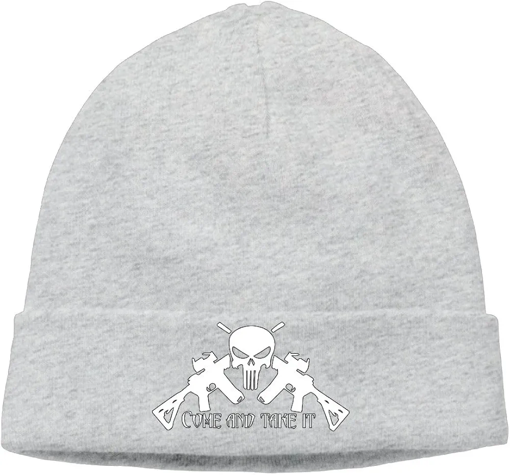 Punisher Come and Take It Comfort Ash Beanie Skully Hats