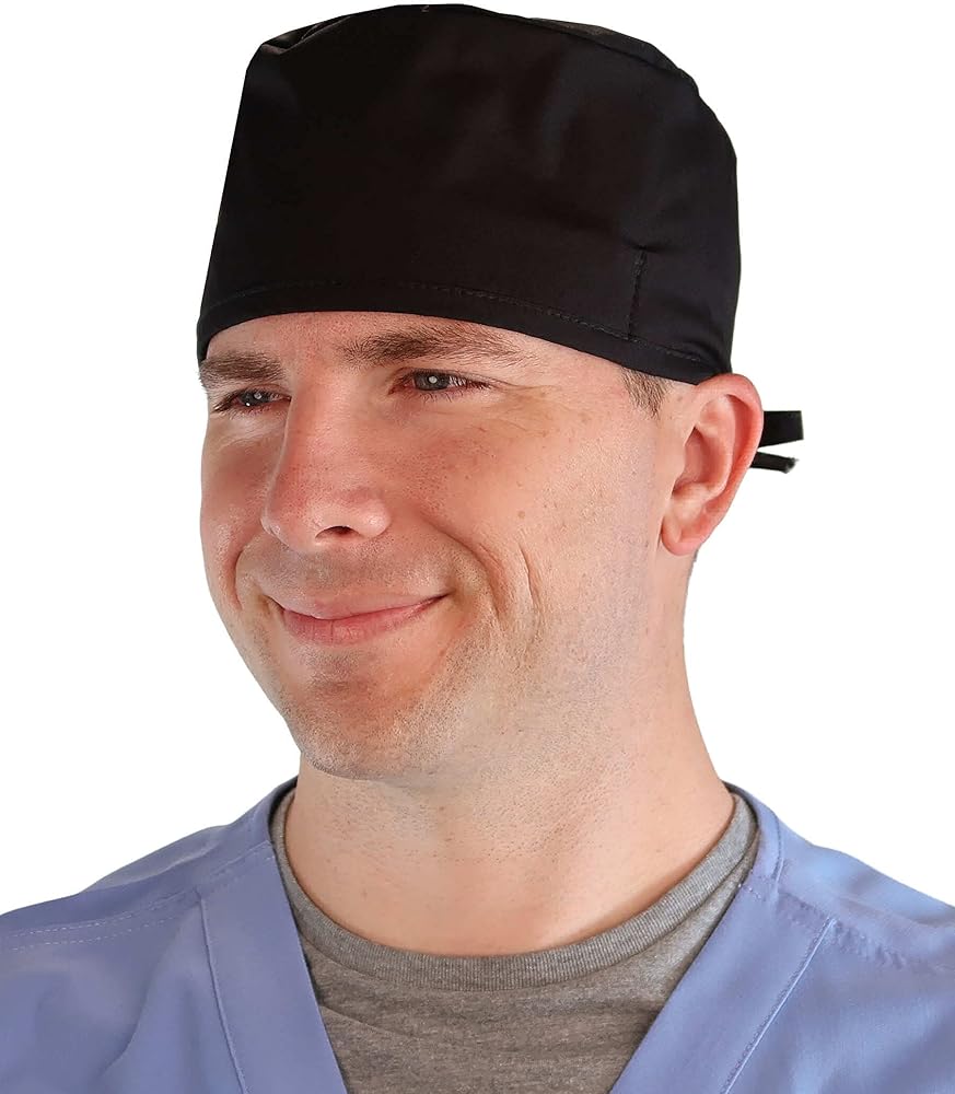 Sparkling EARTH Unisex Classic Surgical Style Scrub Working Cap - 100% Cotton - Made in The USA!