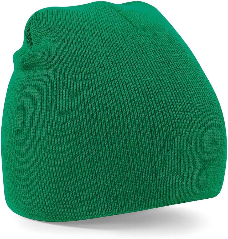 Original Pull-On Beanie (B44) Soft Winter Knitted hat for Men/Women - Kelly Green