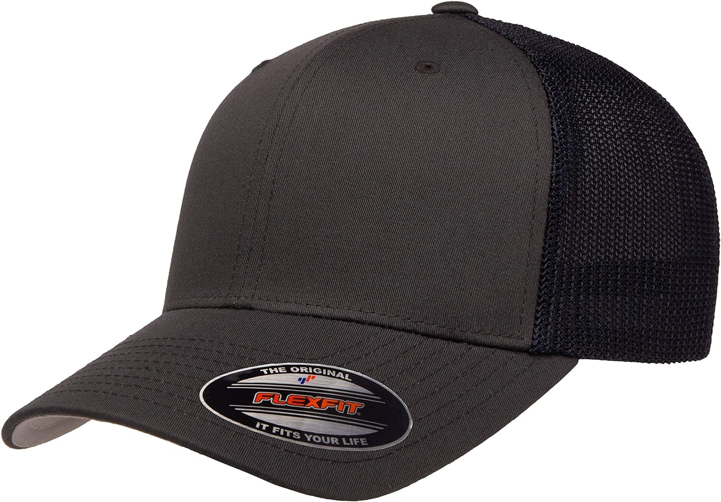 Flexfit Men's one_size Trucker Cap, Black, alpha