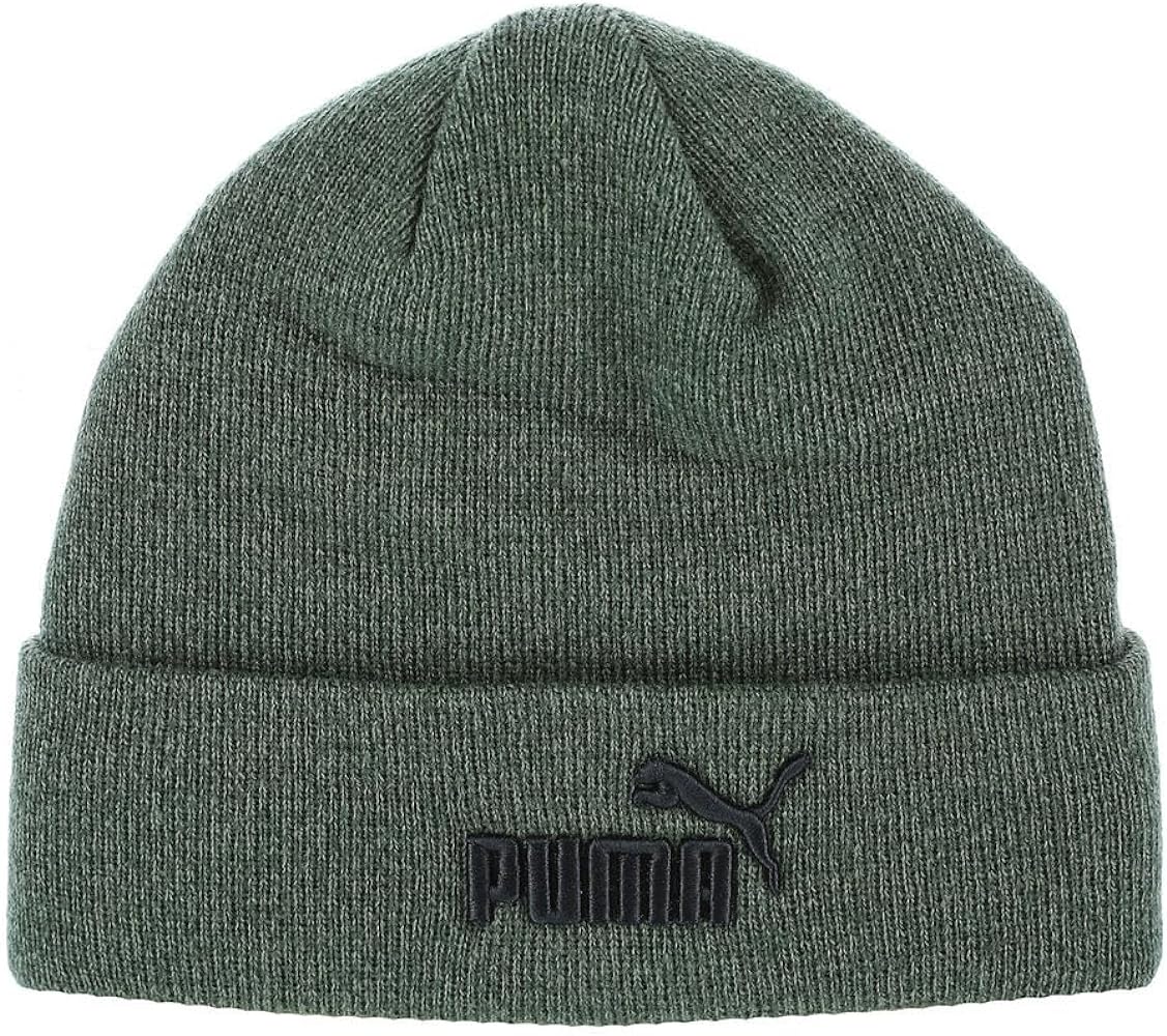 PUMA Mens Vermont Marled Beanie Olive-black