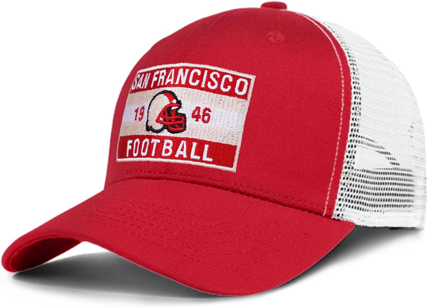 Classic City Football Hat for Men Women，City Embroidered Trucker Hat，Best Football Gifts for Football Fans