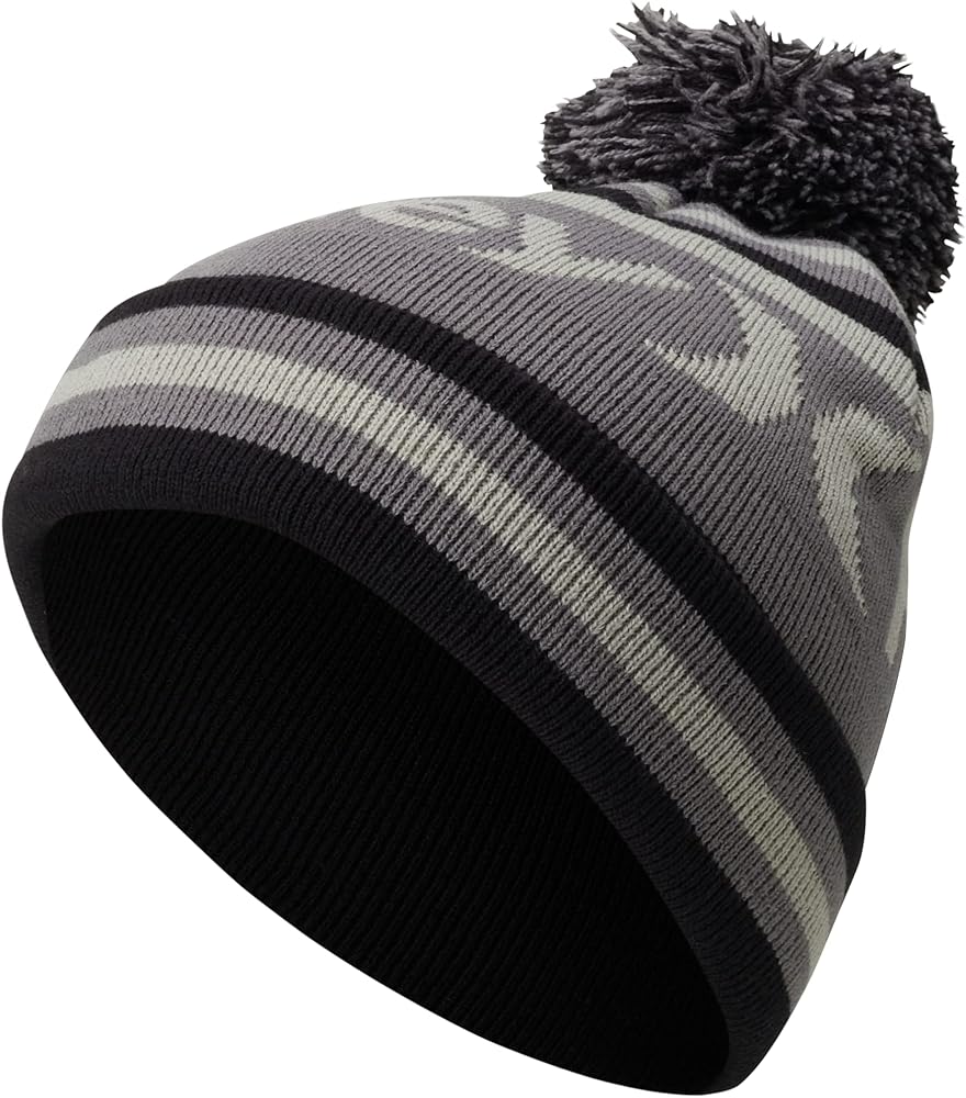 Hurley Men's Winter Hat - Cuffed Pom Pom Beanie