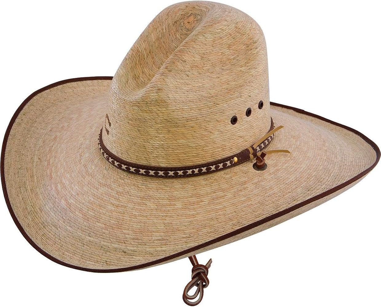 Charlie 1 Horse Unisex 15X Bandito Straw Cowboy Hat Natural 7 3/8