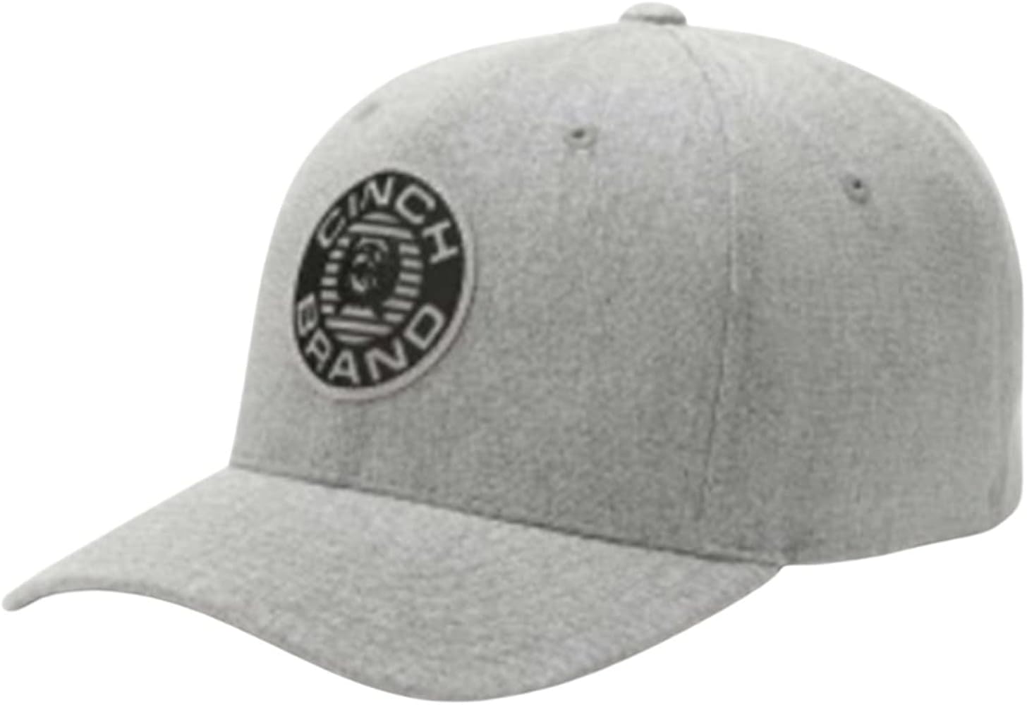 Cinch Men's Logo Patch Ball Cap Heather Grey Small