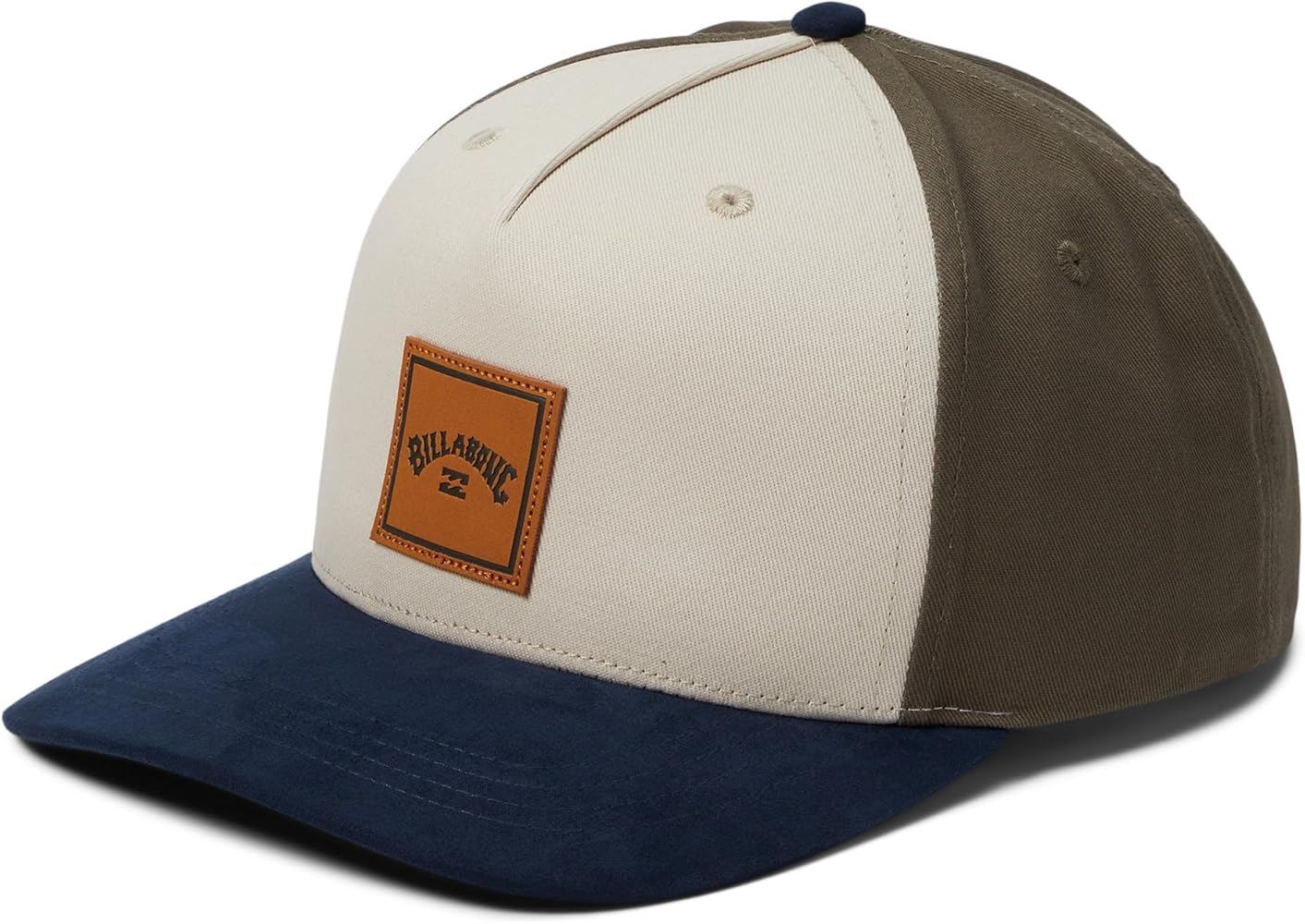 Billabong Men's Stacked Snapback Cap, Vintage Khaki