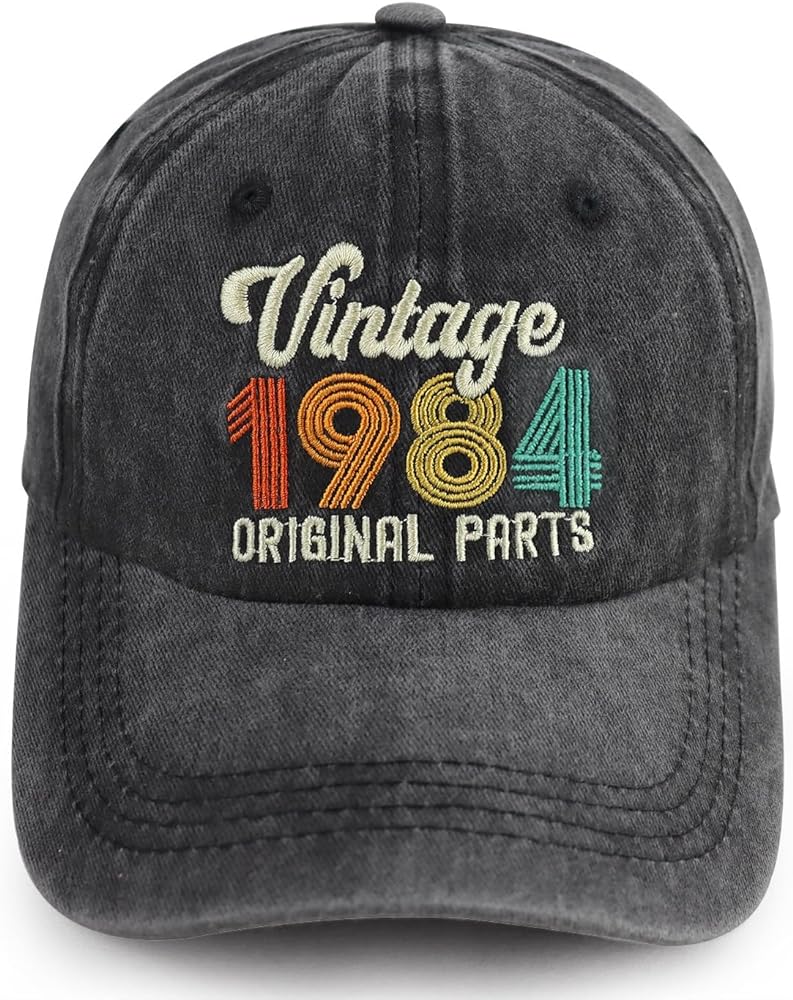 90th 80th 70th 60th 50th 40th 30th Birthday Gifts for Men Women, Vintage 1934 1944 1954 1964 1974 1984 1994 Hat