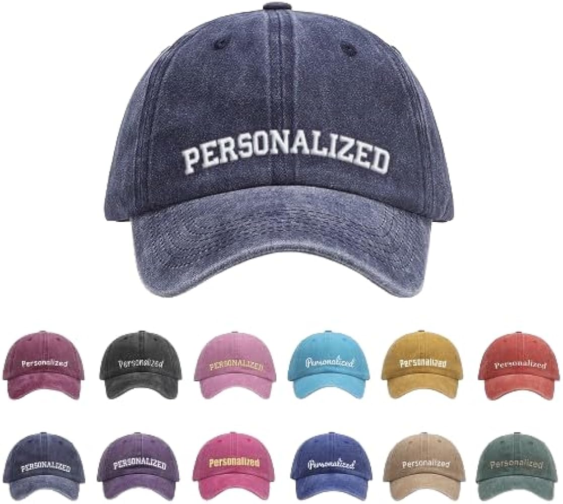 Customized Baseball caps for Men and Women,Personalized Embroidery Customization, Ideal for Team Activities and Daily wear