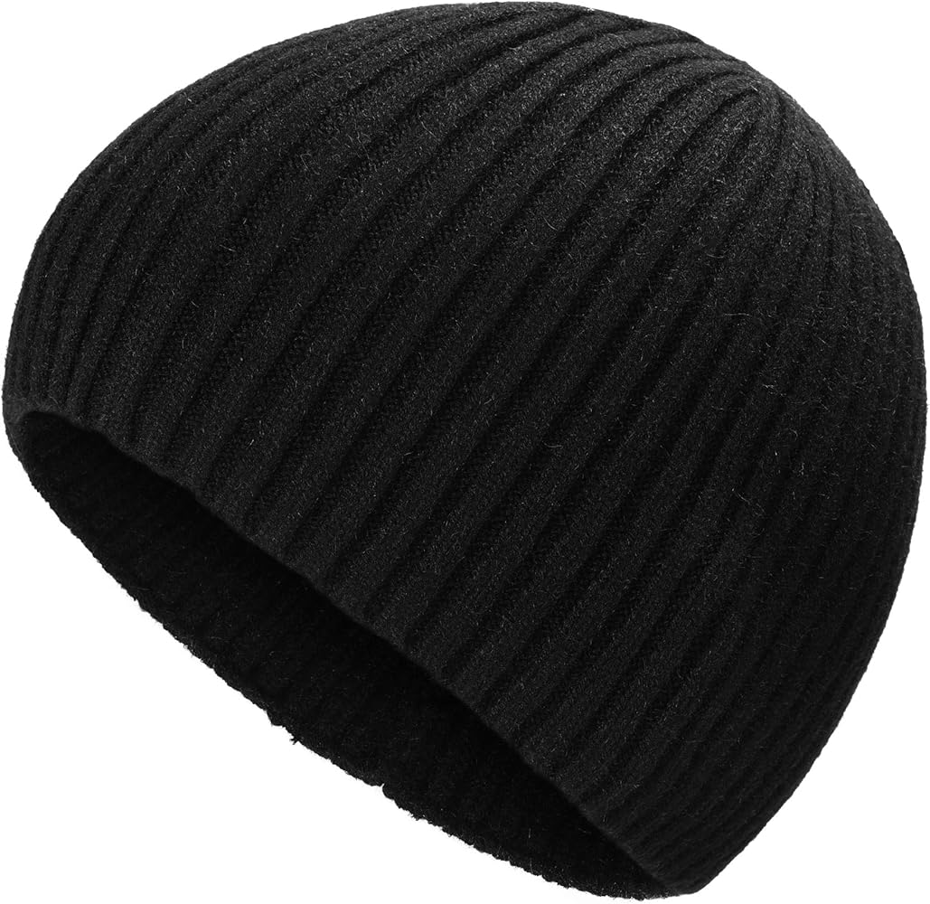 ZLYC Men Winter Knit Fisherman Beanie Hat Fashion Warm Daily Skull Cap