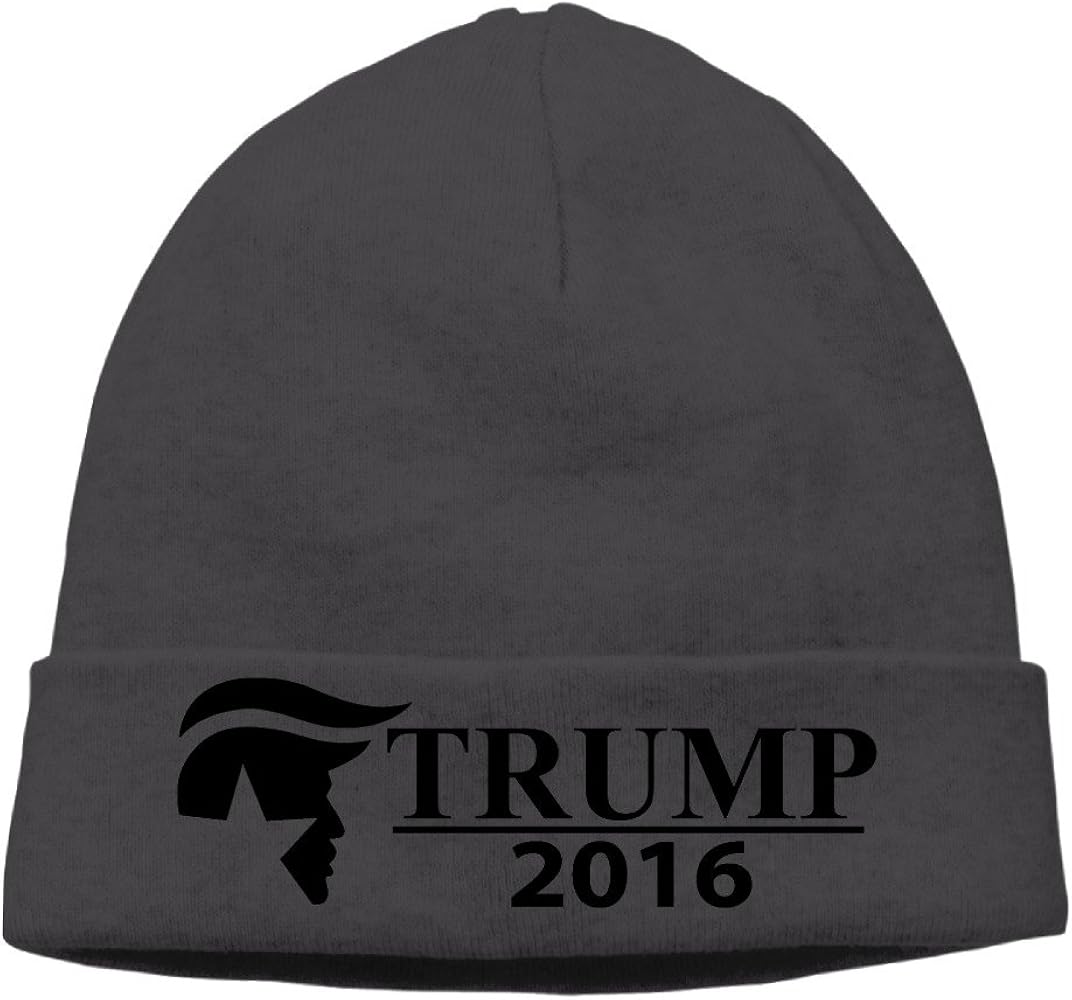 Donald Trump Logo Beanie Skully Cap Hat Watch Hat Ski Cap Hat Black