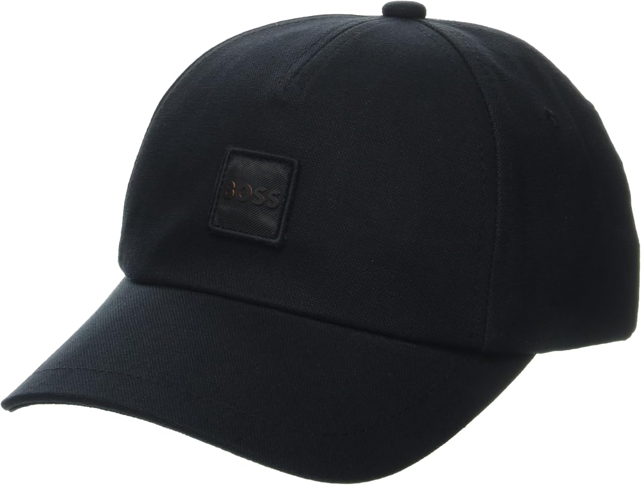 BOSS Men's Square Logo Cotton Twill Hat