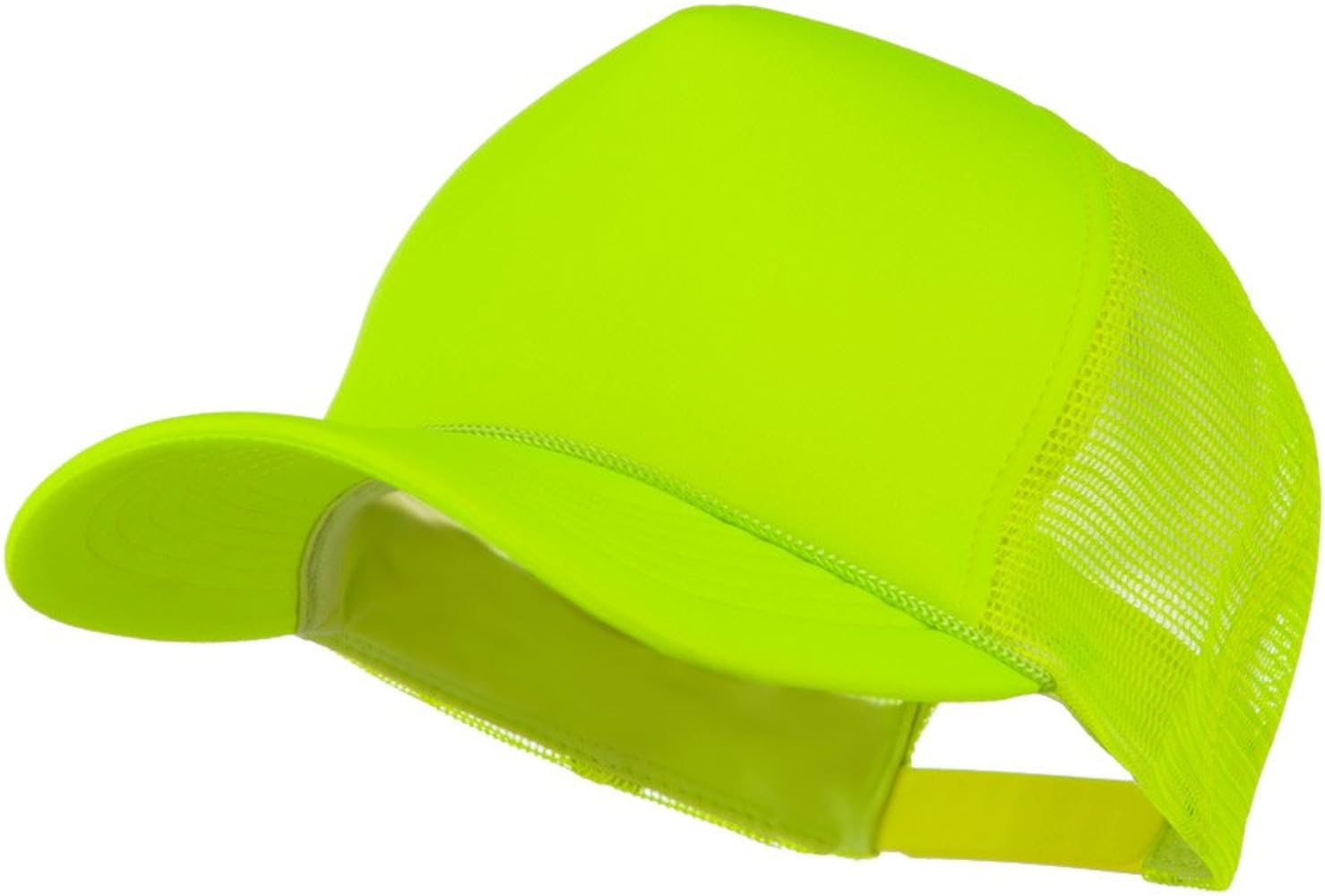 MG Summer Foam Mesh Trucker Cap - Neon Yellow