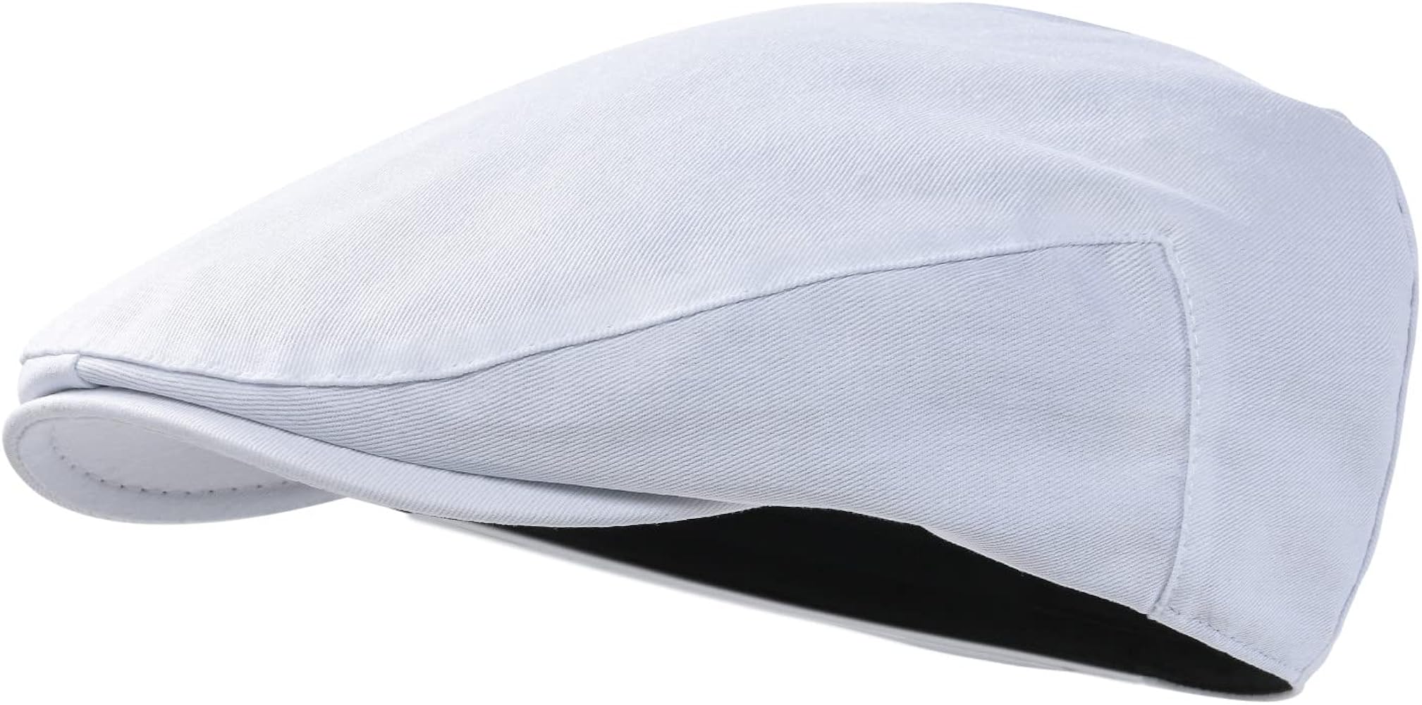 Men's Cotton Flat Cap Ivy Gatsby Newsboy Hat Summer Driving Scally Cap Thin Cap