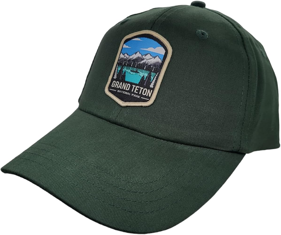 Grand Teton National Park Hat with Woven Patch Unisex