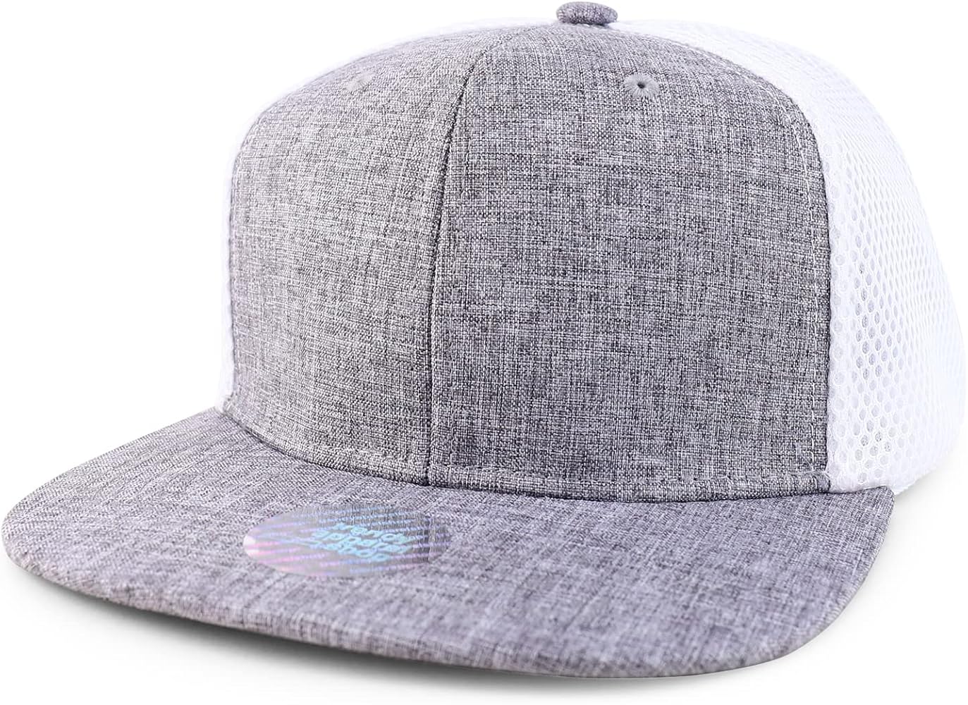 Trendy Apparel Shop XXL Oversize Air Mesh Back Flatbill Baseball Cap