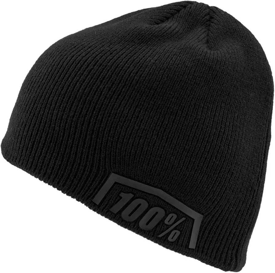 100% Mens 100 Percent - Essential Blkblk (20116-426-01) Skullies & Beanies, Standard