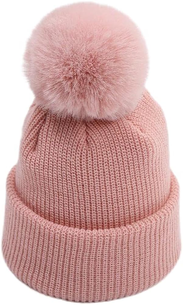 Women and Men Beanie，Hat Warm Knit Winter Hats，Elegant Soft Beanies H58