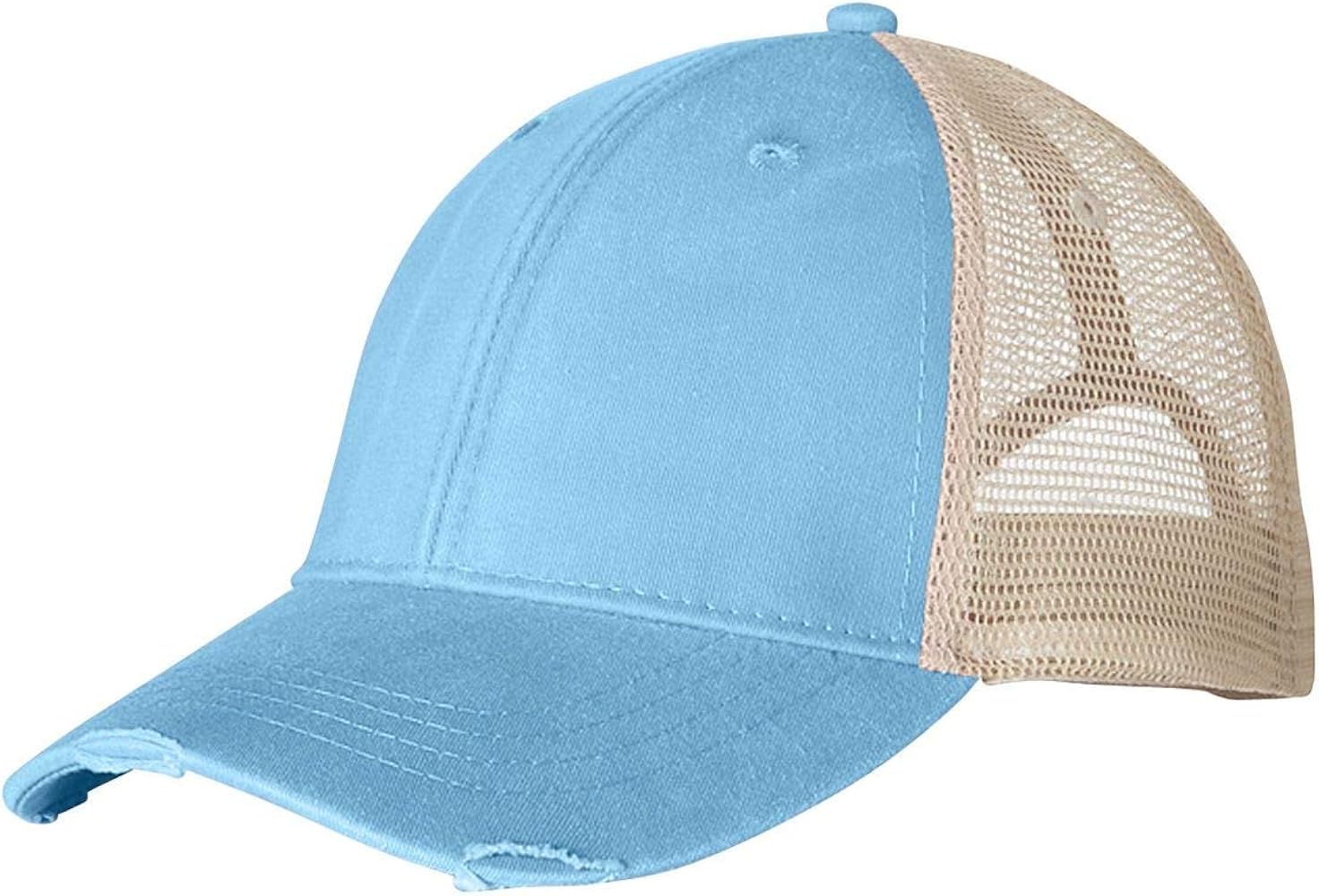 Adams Distressed Ollie Cap OS BABY BLUE/ TAN