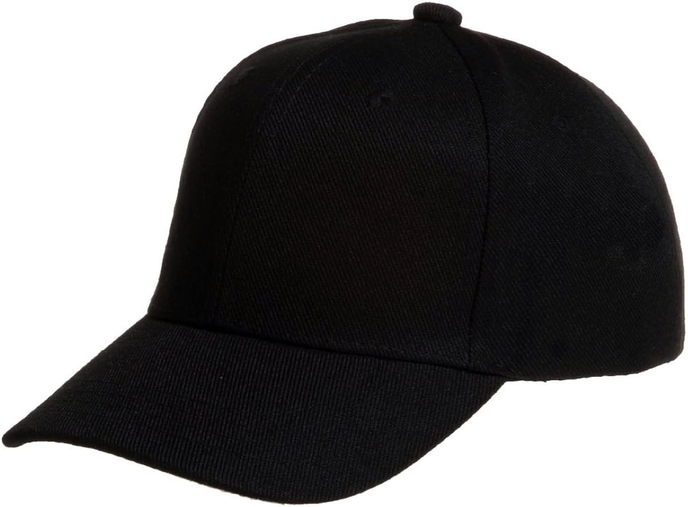 Classic Plain Baseball Cap Hat Velcro Adjustable