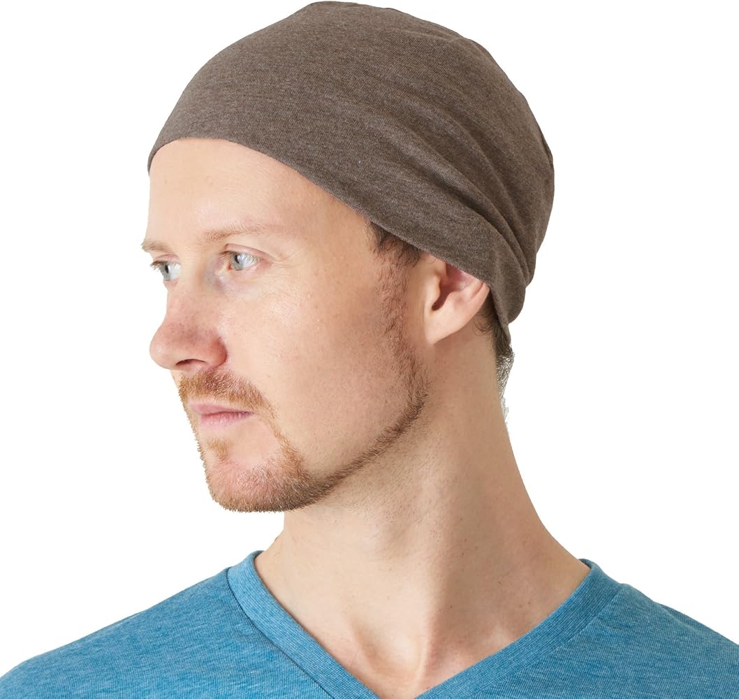 CHARM Organic Cotton Beanie Chemo Hat - Sensitive Skin Cap Snug Tight