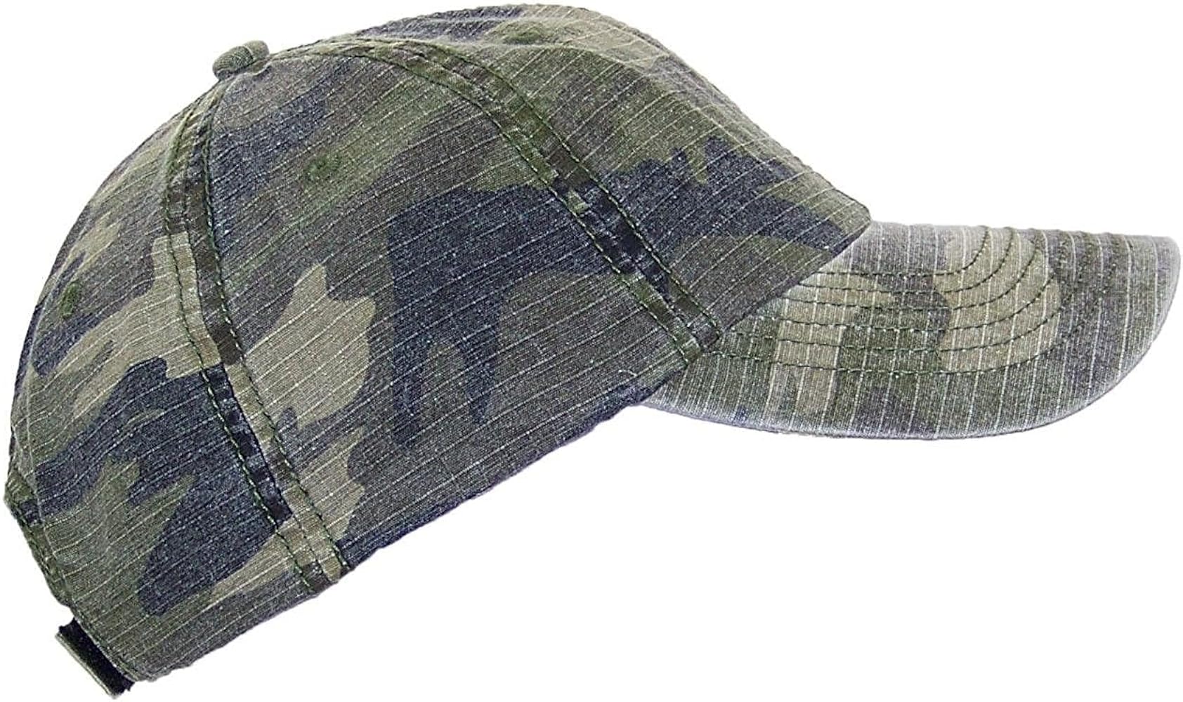 MG Unisex Unstructured Ripstop Camouflage Adjustable Ballcap