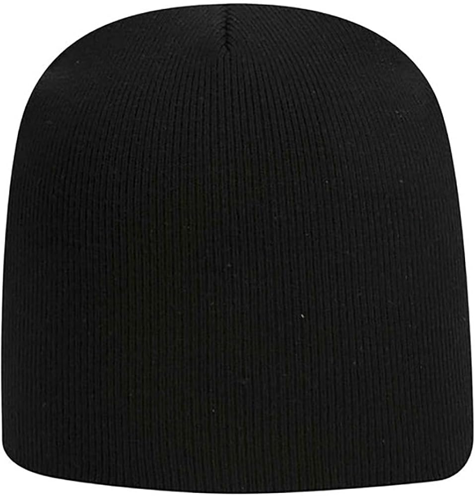 Unisex Cotton Blend Classic Knit Basic Beanie with Optional Cuff for Men and Women