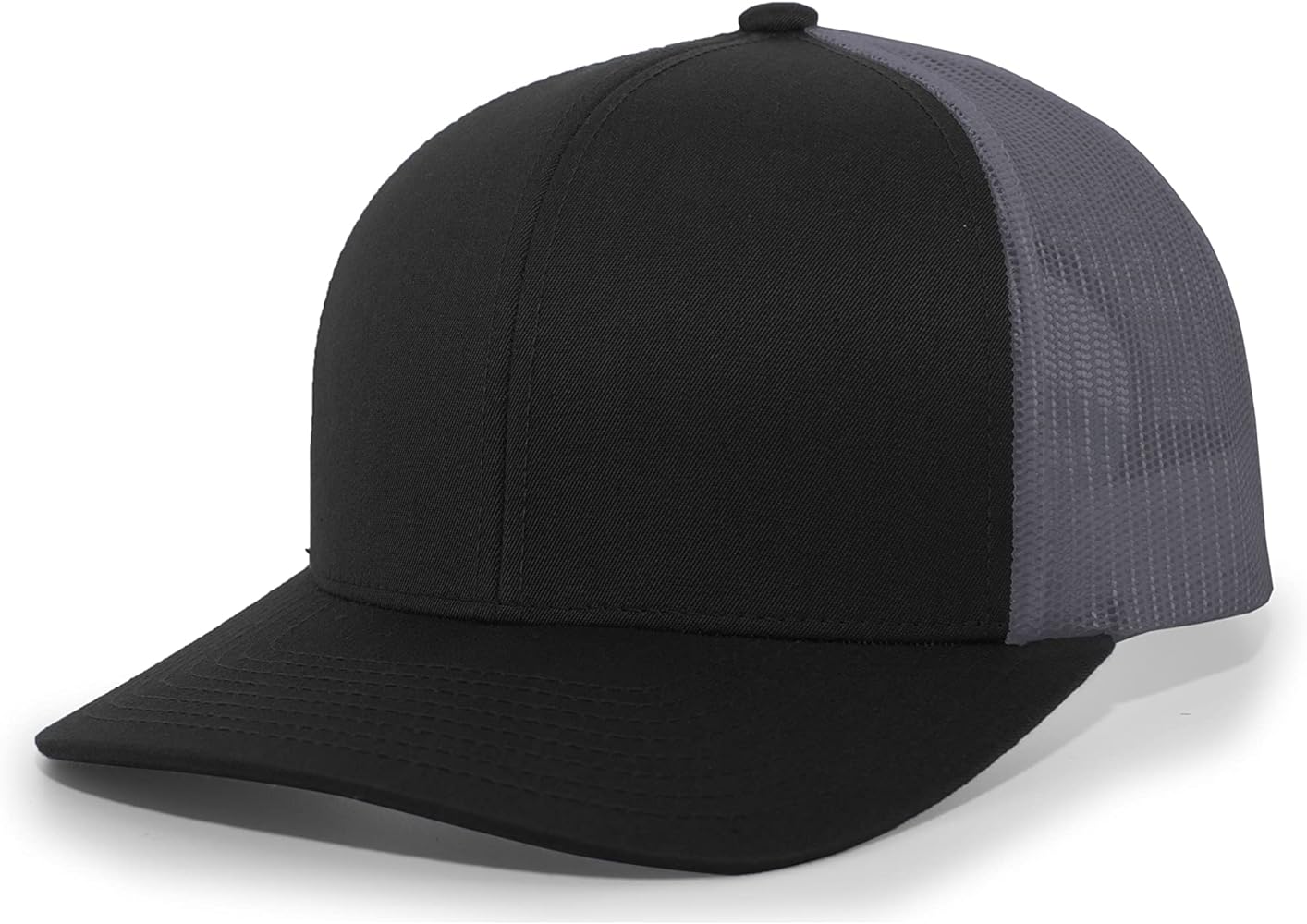 Pacific Headwear Snapback Trucker: Stylish Unisex Cap for All-Day Comfort, Black