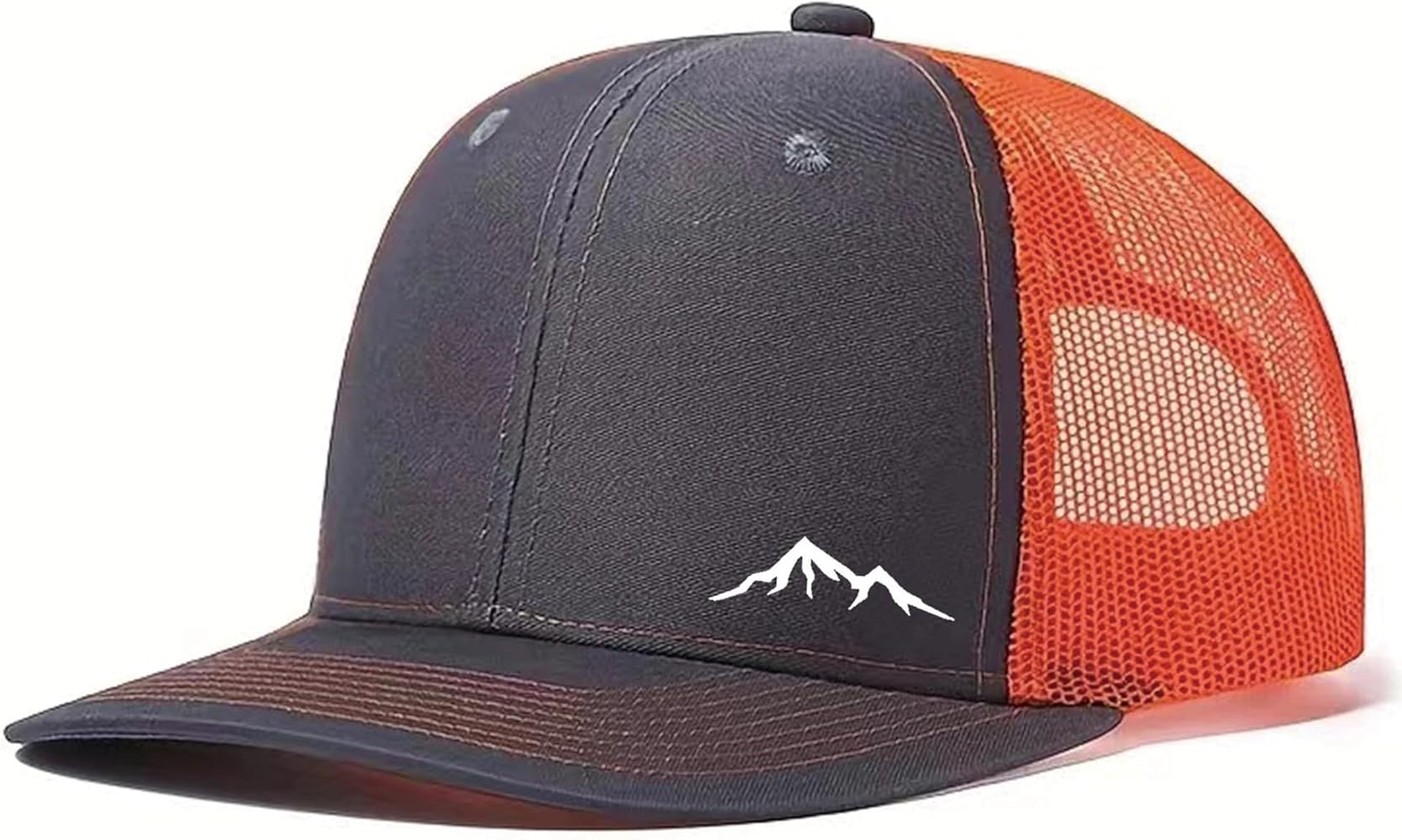 Mountains Trucker Hat Snapback for Men Adjustable Mesh Outdoor Baseball Cap