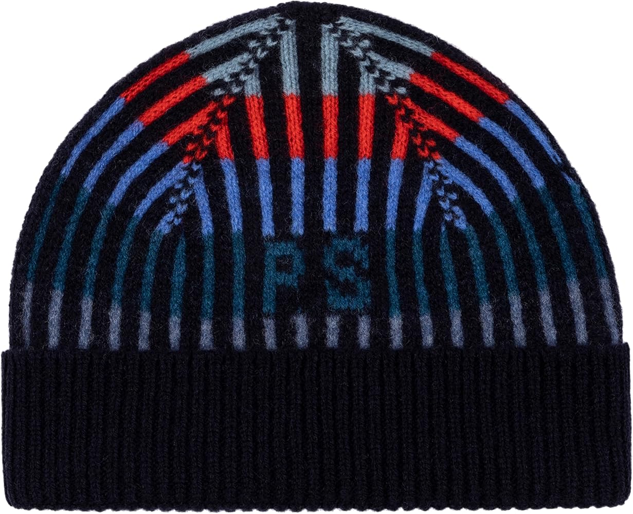 PS by Paul Smith Men's Initials Beanie, Navy, One Size