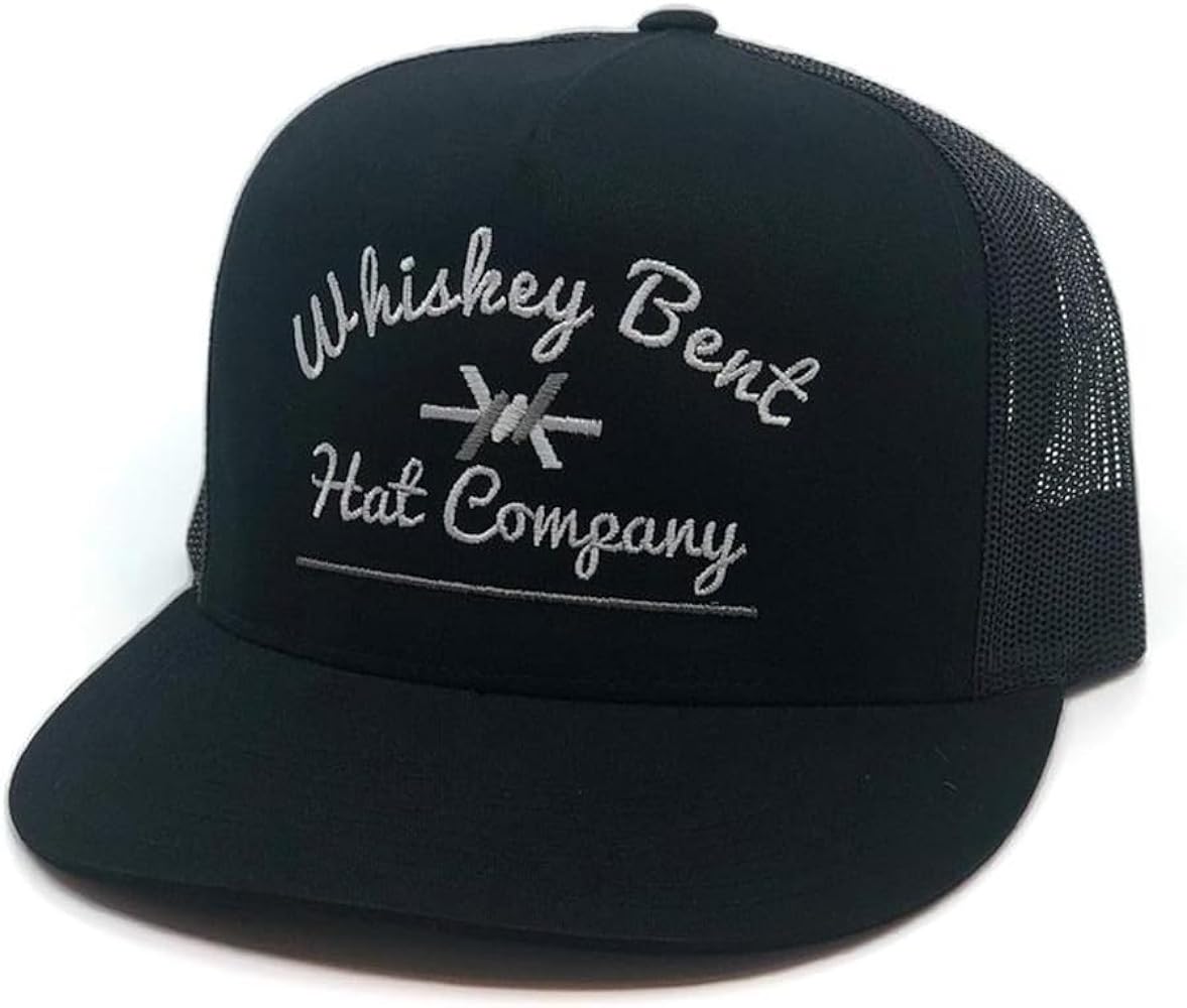 WHISKEY BENT HAT CO. Midland Barbwire Stitch Snapback Hat