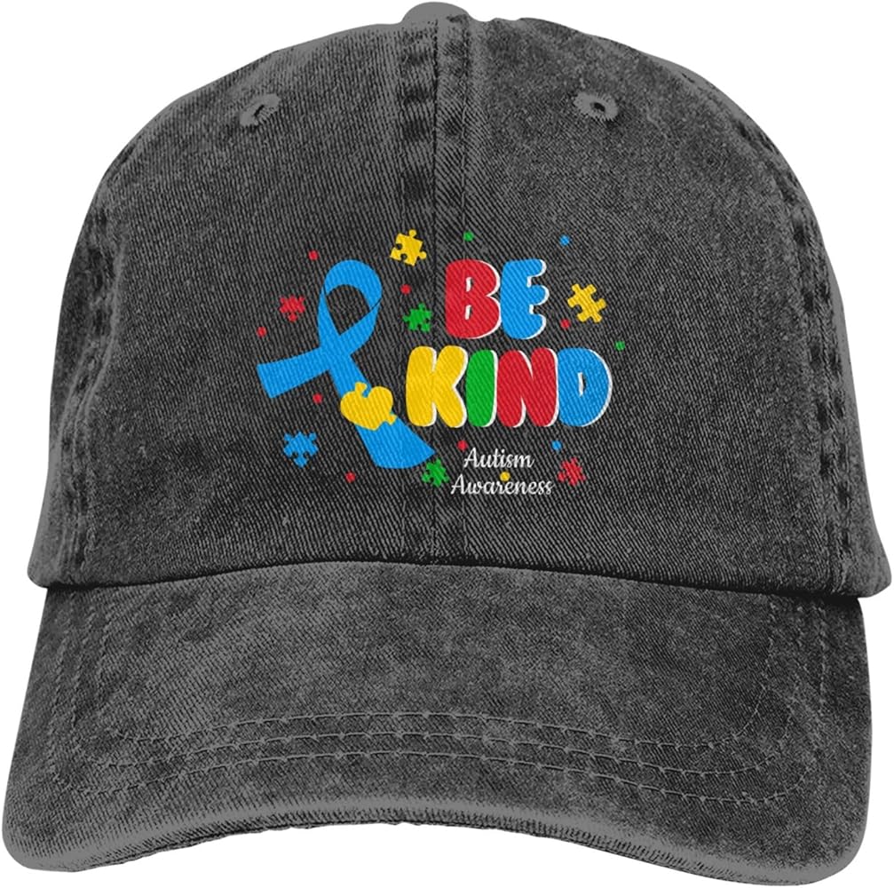 Heart Puzzle Dabbing Autism Baseball Cap Golf Dad Hat Adjustable Original Classic Low Profile Cotton Hat Men Women