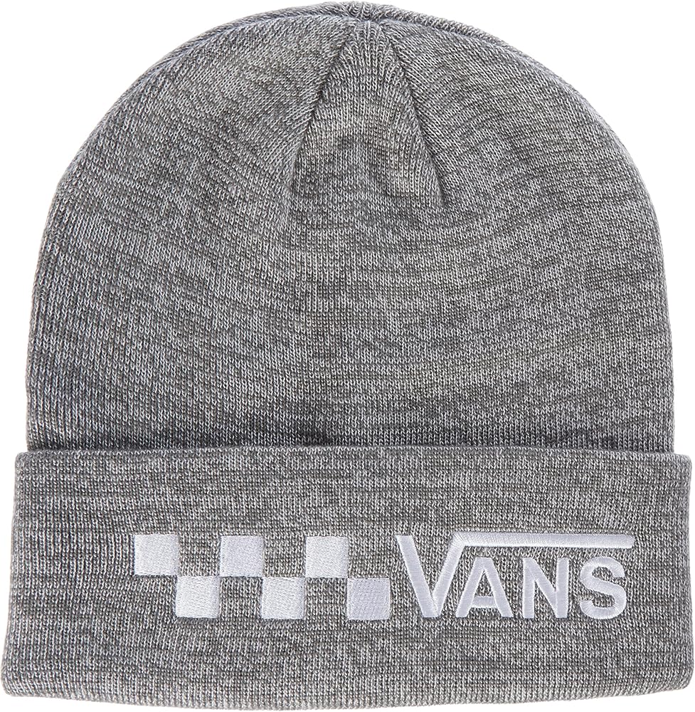 Vans Mens Trekker Knitted Large Logo Beanie - Grey Heather