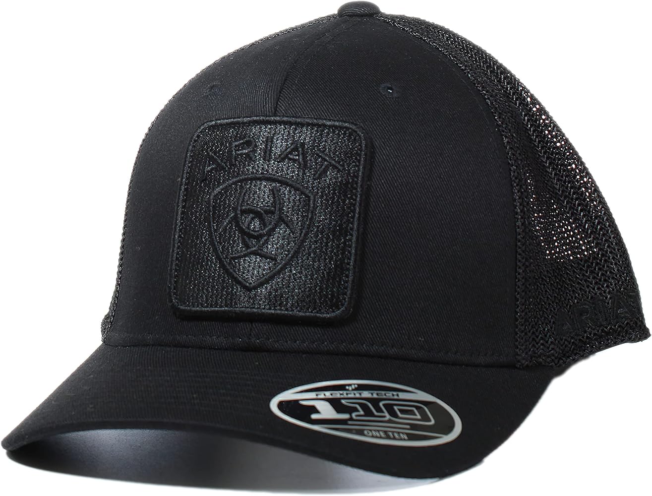 ARIAT Men's Flexfit 110 Logo Snapback, Black