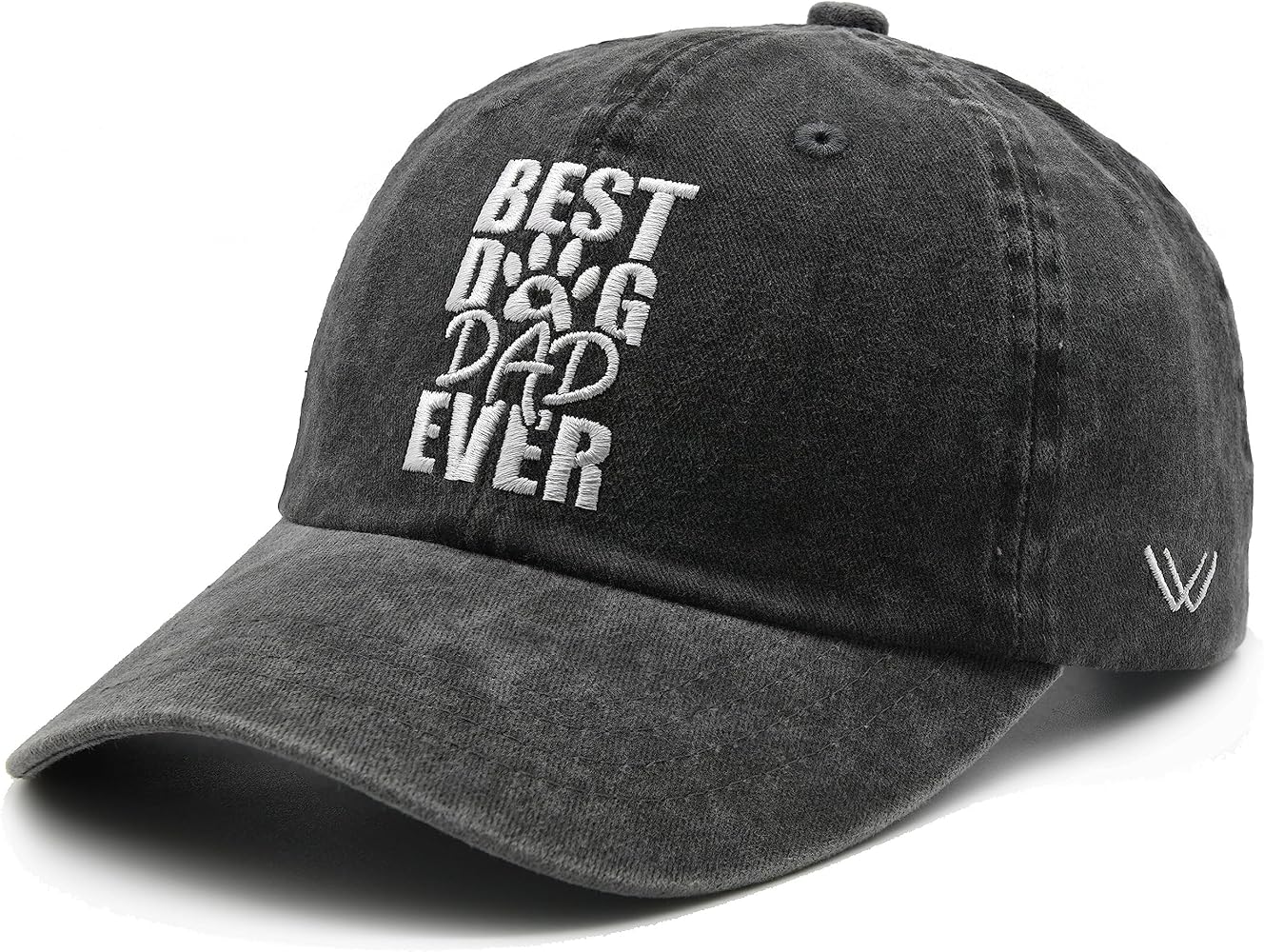 Best Dog Dad Ever Hat Adjustable Embroidered Distressed Baseball Caps for Men Dog Lovers