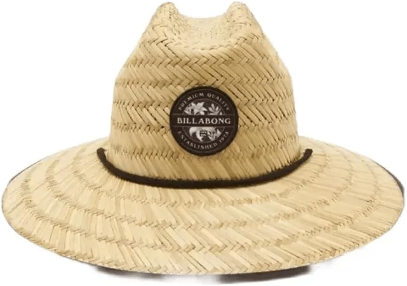 Billabong Men's Classic Printed Straw Lifeguard Hat