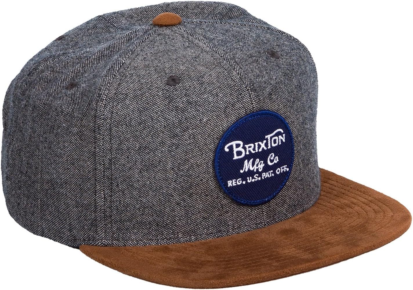 Brixton Men's Wheeler Medium Profile Adjustable Snapback Hat