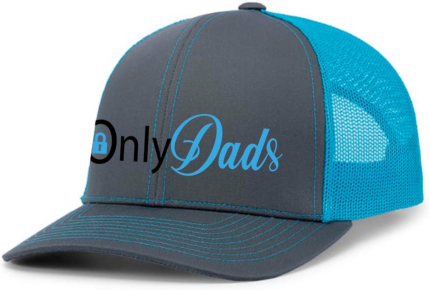 Trenz Shirt Company Mens Fathers Day Hat Only Dads Funny Onlydads Mesh Back Trucker Hat