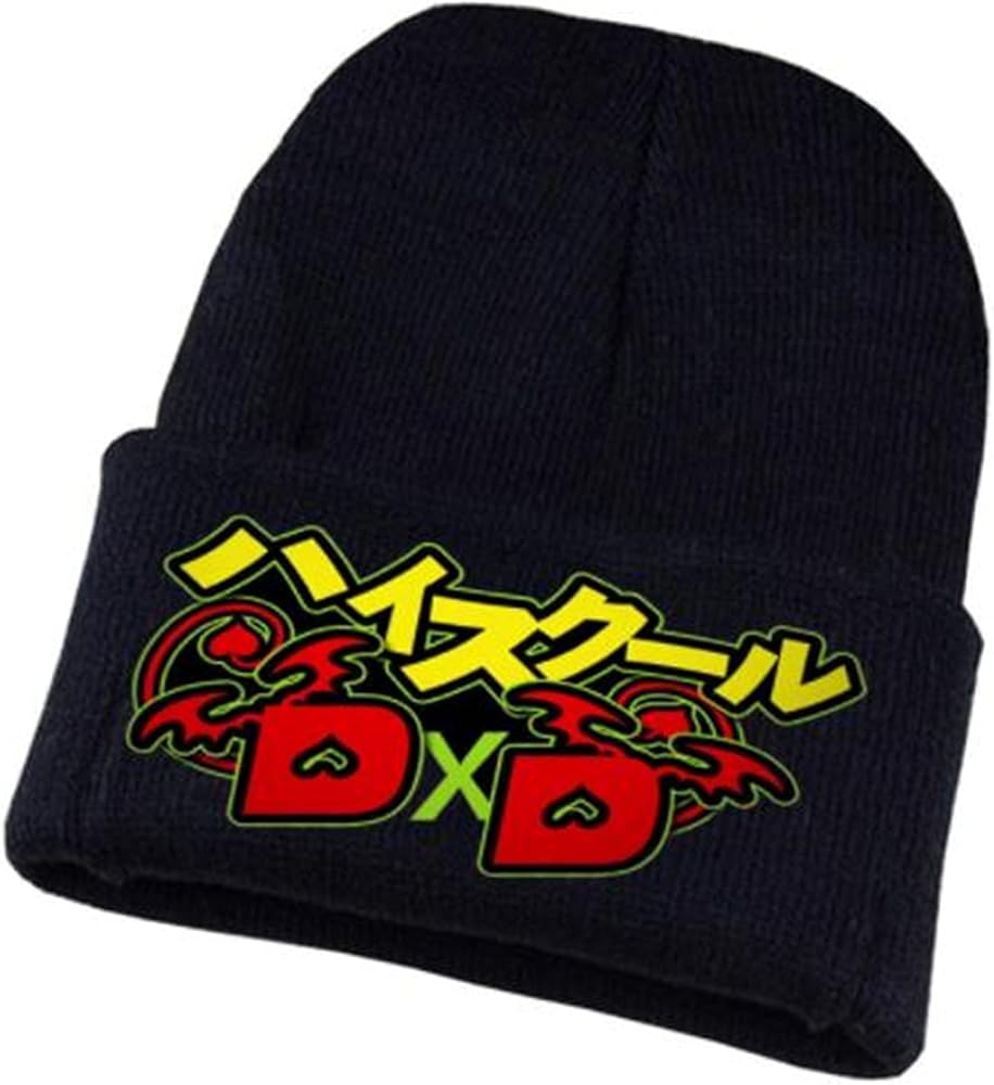 High School DxD Anime Beanie Hat for Men Women Unisex Knit Cuffed Hat Winter Soft Warm Skull Cap