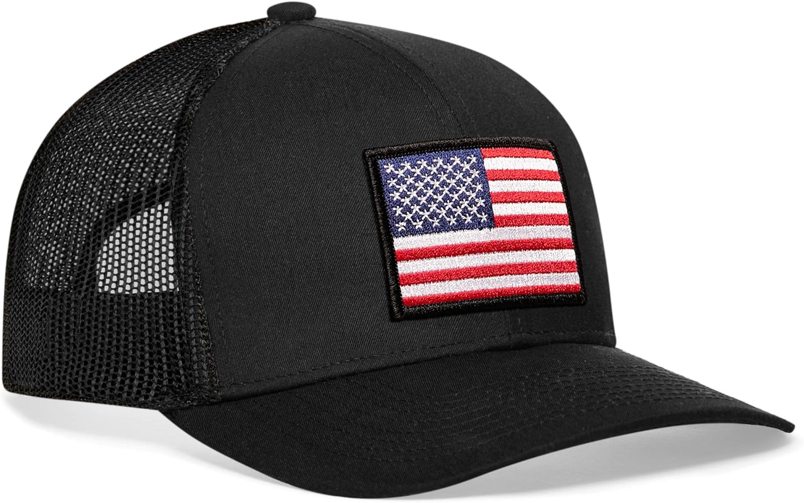 HAKA American Flag Hat, USA Trucker Hat for Men & Women, Adjustable Baseball Cap, Mesh Snapback, Durable Outdoor Hat