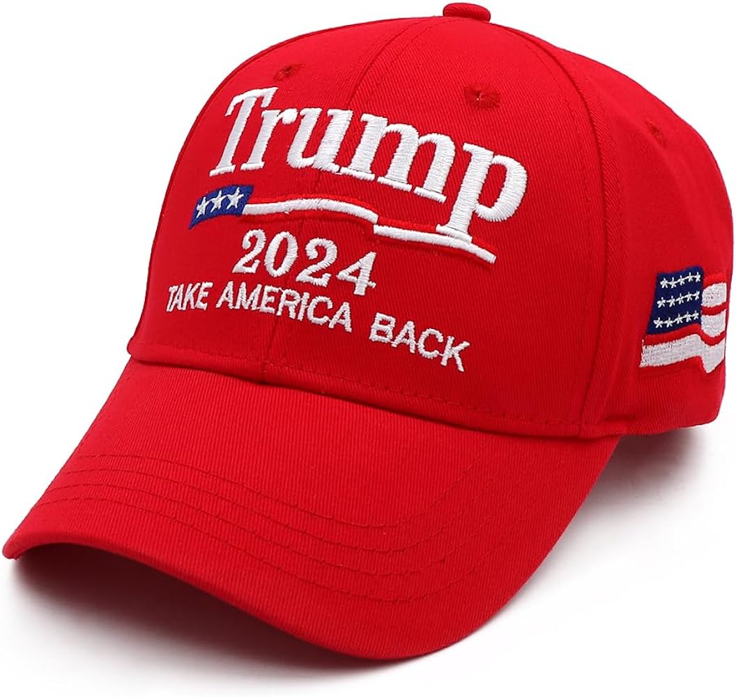 Trump Hat Maga Hat Take America Back Keep America Great Hat with USA Flag Embroidery Adjustable Baseball Cap